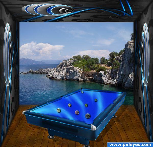 pool table...